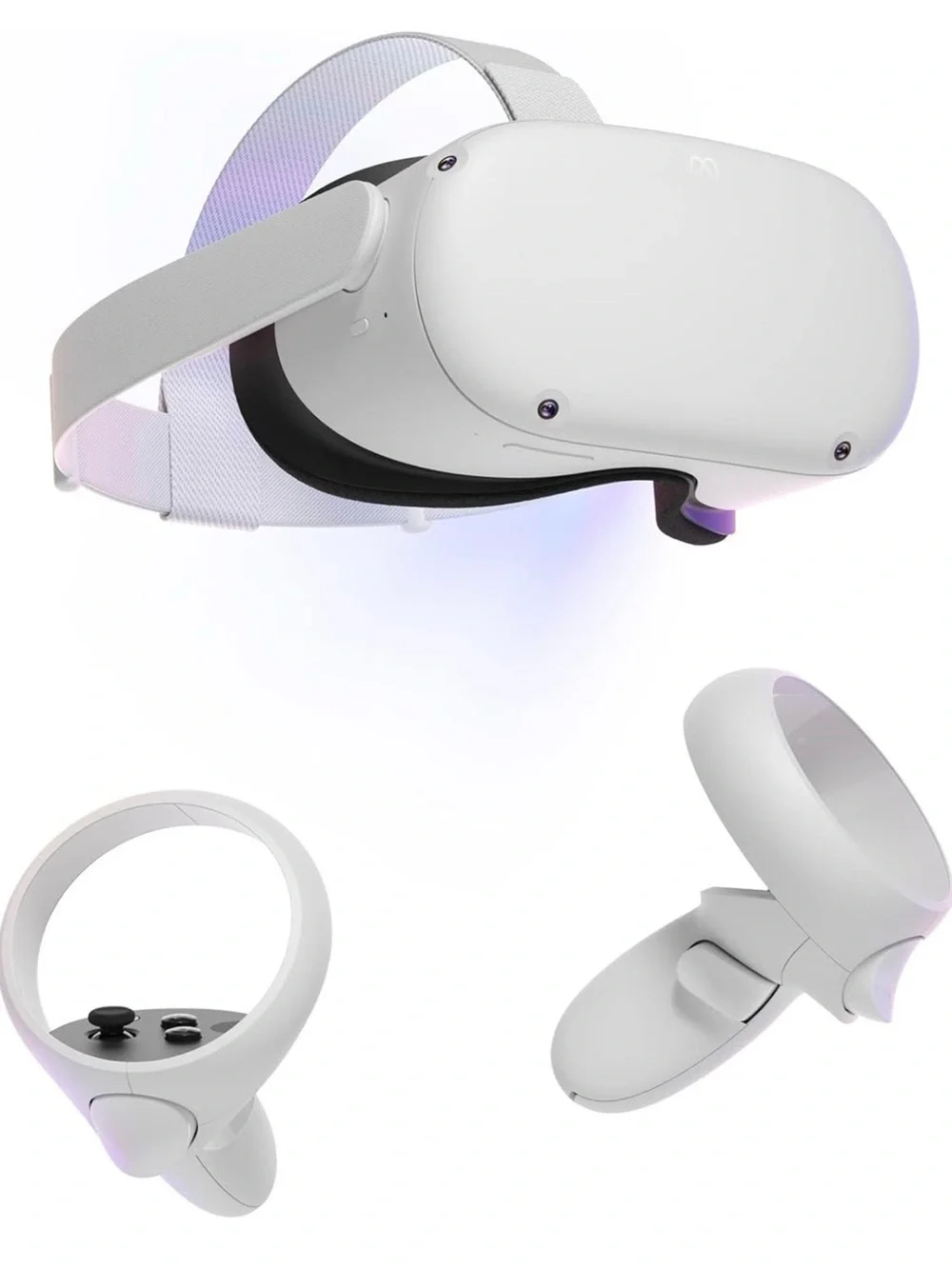 Standalone Wireless VR Headset with Dual Controllers - White